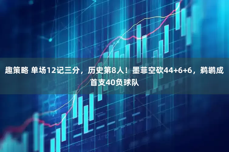 趣策略 单场12记三分，历史第8人！墨菲空砍44+6+6，鹈鹕成首支40负球队
